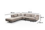Atelier Del Sofa Bentley Corner Beige